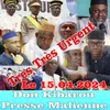 La Revue De Presse De La Radio La Voix Du Mali Fm Du 15 Avril 2024