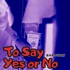 About To Say Yes or No Song