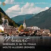 About Serenade, K. 361: VII. Finale. Molto Allegro (Rondo) Song