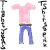 Tight Jeans, T Shirts Pink