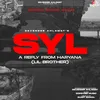 SYL - A Reply From Haryana