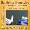 Handsome Natural Horn Solos, Op. 318: 1. Moderato