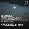 About Piano Sonata No. 14 in C-Sharp Minor, Op. 27 No. 2 "Moonlight": I. Adagio sostenuto Song