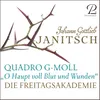 Quadro in G Minor for Oboe, Violin, Viola and Basso Continuo, "O Haupt voll Blut und Wunden": II. Allegretto