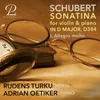 Violin Sonata in D Major, Op. 137 No. 2, D. 384 "Sonatina": I. Allegro molto