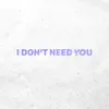 About I Don't Need You Song