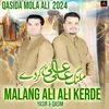 About Malang Ali Ali Kerde Song