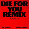 Die For You Remix Acapella