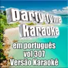 A Primeira Letra (Made Popular By Daniel) [Karaoke Version]