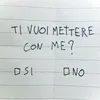 Ti vuoi mettere con me?