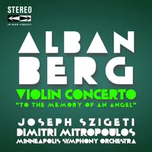 Violin Concerto "To The Memory Of An Angel": II. Allegro. Adagio