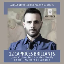 12 Caprices Brillants: No. 6, Rondino Piemontese scrit par Louis-Theme originale