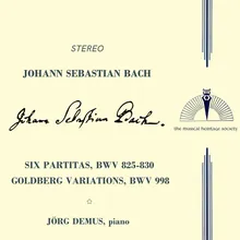 Partita No. 1 In B Flat Major, BWV 825: III. Courante