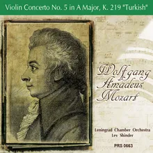 Violin Concerto No. 5 in A Major, K. 219 "Turkish": I. Allegro aperto