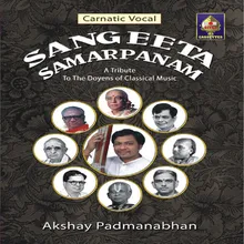 Sarasijanabha - Nagagandhari - Rupakam