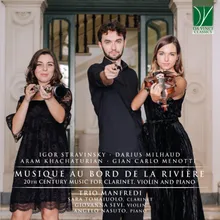 Trio: III. Moderato For Clarinet, Violin and Piano