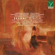 6 Studien in kanonischer Form für Orgel oder Pedalklavier, Op. 56: No. 4 in A-Flat Major, Innig Transcribed for two Pianos by Claude Debussy