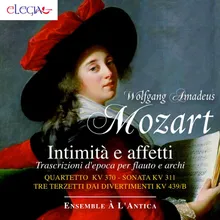 Divertimento in B-Flat Major, K. 439b No. 1: II. Adagio Arr for Flute, Violin and Cello