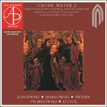 Missa Gaude Mater for mixed choir a cappella: No. 2, Credo