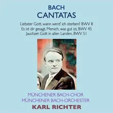 Liebster Gott, wenn werd ich sterben? in E Major, BWV 8, IJB 365: No. 5, Recitative (soprano): Behalte nur, o Welt, das Meine!