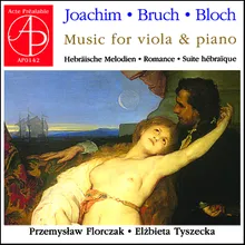 Hebräische Melodien nach Eindrücken der Byronschen Gesänge for Viola and Piano, Op. 9: Sostenuto