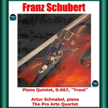 Piano Quintet, D.667 "Trout": IV. Andantino