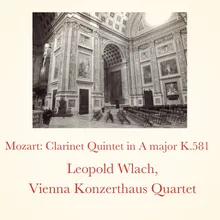 Clarinet Quintet in A major, K. 581 II. Larghetto