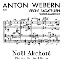 Six Bagatelles for String Quartet, Op. 9: No. 4, Sehr Langsam