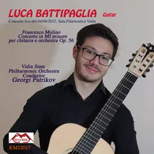 Concerto in MI minore per Chitarra e Orchestra OP.56 2° movimento