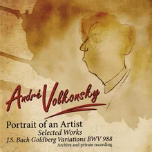 Goldberg-Variationen, BWV 988: Aria Performed on Harpsichord Dobson