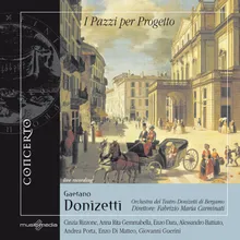 I Pazzi per Progetto, Act I, Scene 1: "Farsa in un atto su libretto di Domenico Gilardoni" (Darlemont , Frank, Cristina, Venanzio)