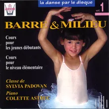 Cours pour le niveau élémentaire : Barre, Ronds de jambe en l'air (Extrait du Carnaval)