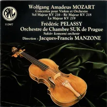 Concerto pour violon et orchestre in G Major, KV 216: I. Allegro