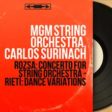 Dance Variations for String Orchestra: Theme. Adagio