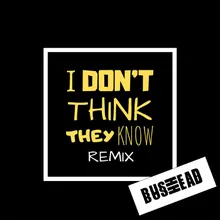 I Don't Think They Know-Bushhead Remix