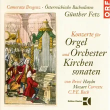 Konzert für Orgel und Orchester in F Major: I. Allegro