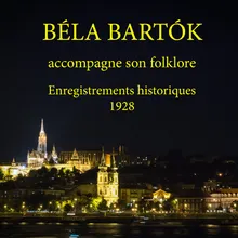Bartók: Huit Chants populaires hongrois: Nos. 1, 3, 2 & 5