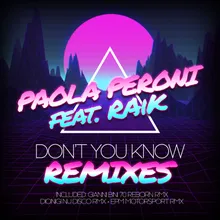 Don't You Know-Dionigi New Disco Remix