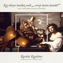 Gyönyörűsége Lelkemnek Fanchali Jób Kéziratából, 1606