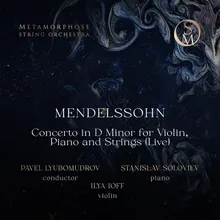 Double Concerto for Piano, Violin and Strings in D Minor: III. Allegro molto Live