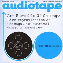 Live Improvisation At Chicago Jazz Festival, Chicago, IL. Aug 31st 1980 WBUR-FM Broadcast