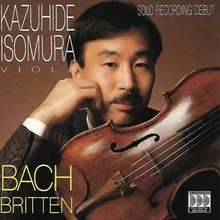 Suite for Unaccompanied Cello No. 2, BWV 1008: I. Preludio performed on viola
