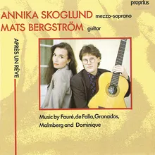 2 Songs, Op. 1: I. Le papillon et la fleur Arr. By Mats Bergström