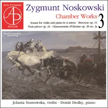 Trois pièces pour violon et piano, Op. 24: III. Caprice à la Bourrée