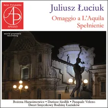Omaggio a L'Aquila for soprano, bass and string decet: II. Notte drammatica