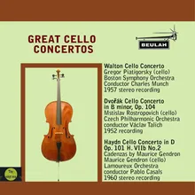 Cello Concerto in D Op. 101 Hob. VIIB No. 2: 3. Rondo - Allegro