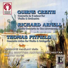 Concerto in G Minor for Violin & Orchestra: I. Maestoso - quasi recitativo - Allegro non troppo - Tranquillo - Adagio