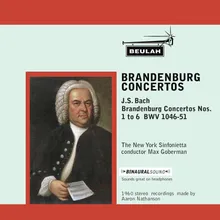 Brandenburg Concerto No.1 in F Major, BWV 1046: IV.Menuet - Trio