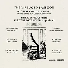 Bassoon Sonata, TWV 41:f1: II. Allegro