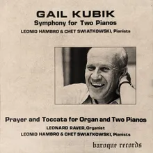 Prayer And Toccata For Organ And Two Pianos: I. Quietly